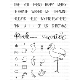 Pink winter - Timbro di Studio Katia