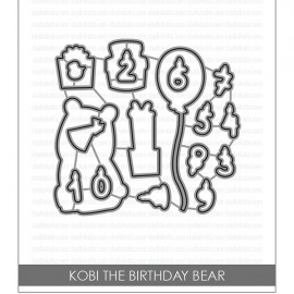 Kobi the birthday bear - Fustella di Studio Katia