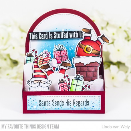 Stuffed Santa - Timbro di My Favorite Things