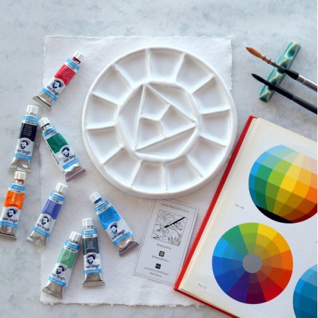 Tavolozza in ceramica - Cerchio cromatico