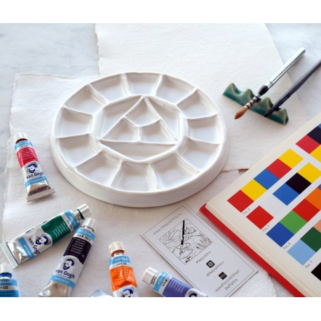 Tavolozza in ceramica - Cerchio cromatico