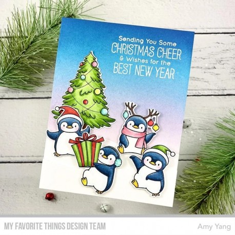 Holiday Penguins - Timbro di My Favorite Things
