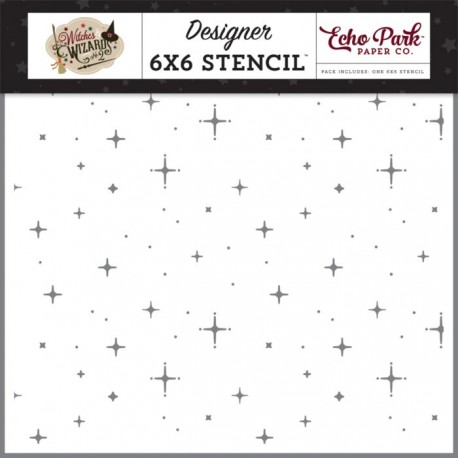 Magical Night  6x6" Stencil Echo Park