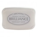 Inchiostro Brilliance ink pad Moonlight white di Tsukineko