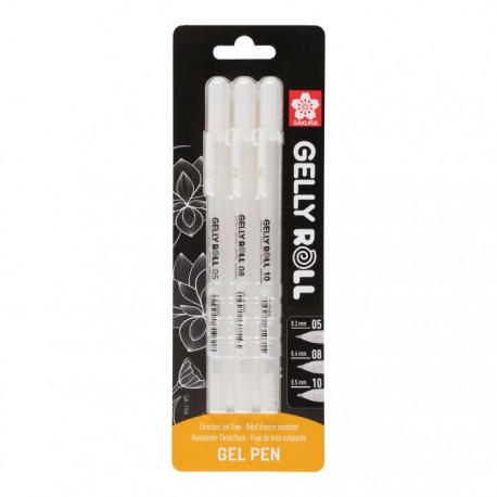 Penna "Gelly Roll"  Bianca Sakura 0,5 0,8 10
