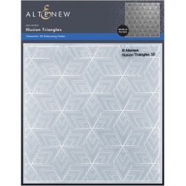 Illusion Triangles Embossing Folder - Altenew
