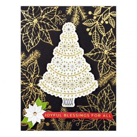 Stitchmas Tree Etched - di Spellbinders