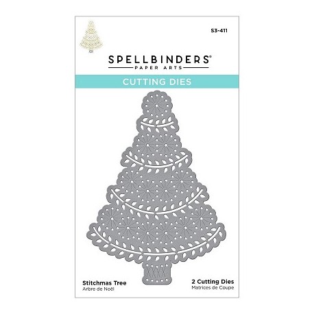 Stitchmas Tree Etched - di Spellbinders