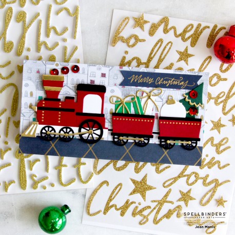 All Aboard Mega Holiday Cardmaking Kit - di Spellbinders
