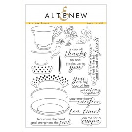 Vintage Teacup Stamp Set di Altenew