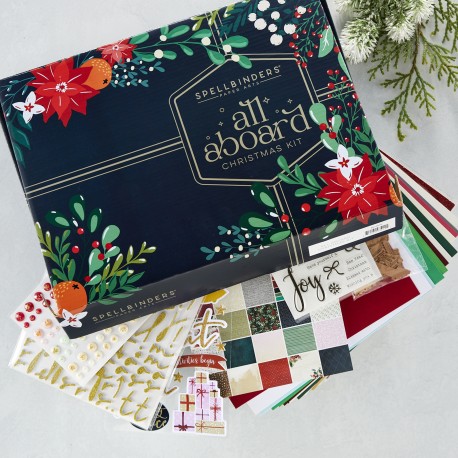 All Aboard Mega Holiday Cardmaking Kit - di Spellbinders