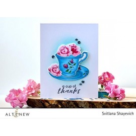 Vintage Teacup Stamp Set di Altenew 2