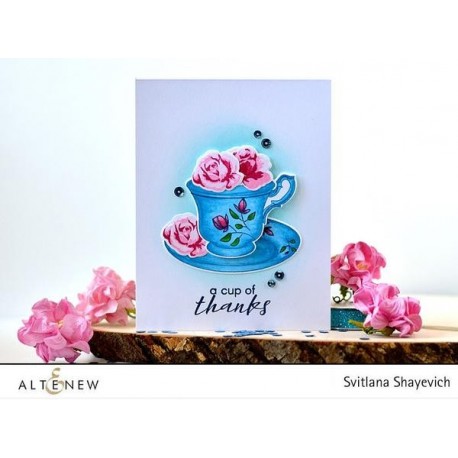 Vintage Teacup Stamp Set di Altenew