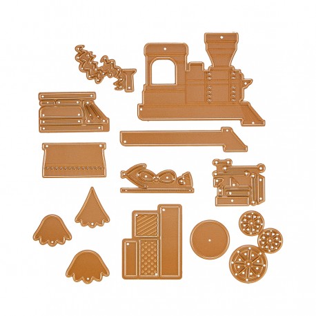 All Aboard Mega Holiday Cardmaking Kit - di Spellbinders