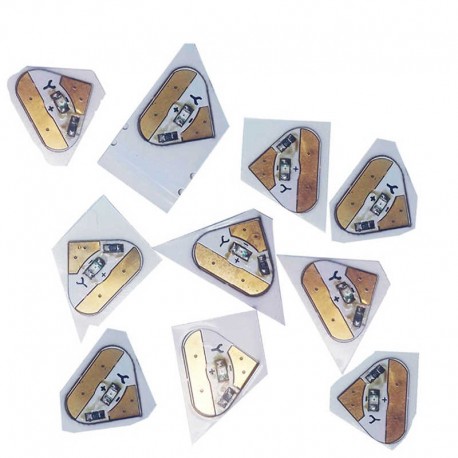 Electronic Color LED Stickers - 3 pz