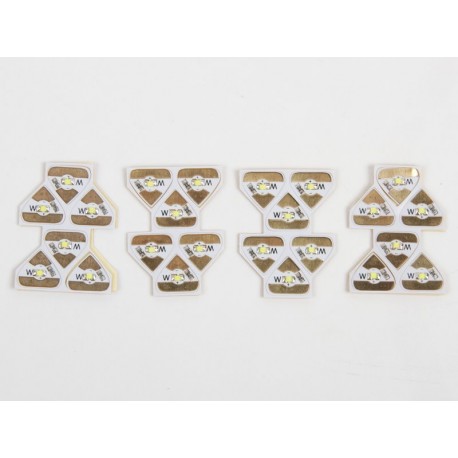 Electronic Color LED Stickers - 3 pz