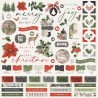 Vintage Rustic Christmas - Stickers di Simple Stories