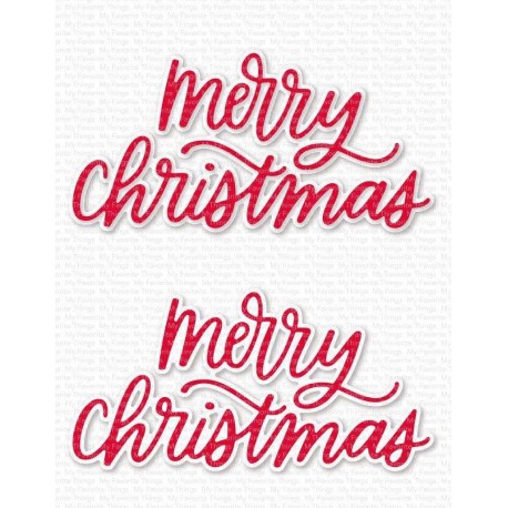 Merry Christmas Die-namics - Fustella My Favorite Things