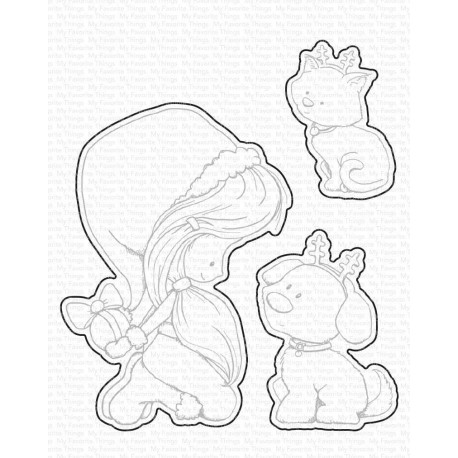 Things Furry and Bright Die-namics - Fustella My Favorite Things