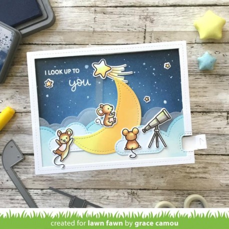 Swish 'n pop pull tab - Fustella Lawn Fawn