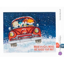 On Our Way (Car with animals) - Timbro di Stacey Yacula Studio 2