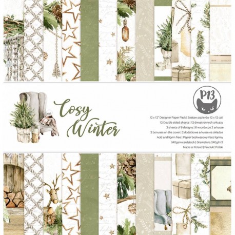 Paper pad  P13 - Cosy winter 12x12