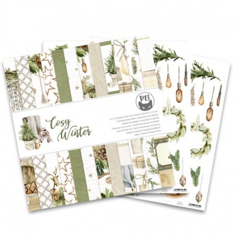 Paper pad  P13 - Cosy winter 12x12