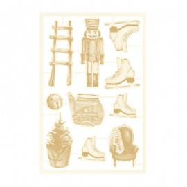 Light chipboard  P13 - The four seasons winter 2