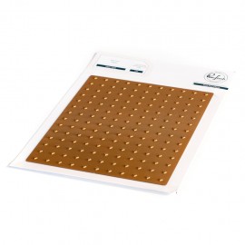 Heart Grid hot foil - Pinkfresh studio