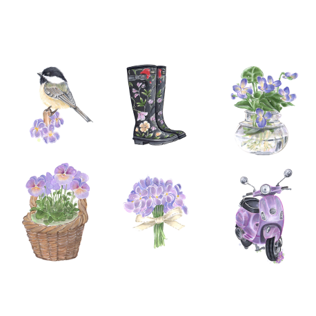 Corso online "Bellezza di primavera" con Marker alcolici