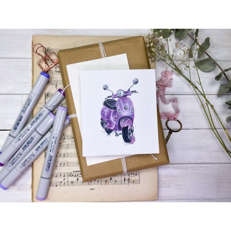 Corso online "Bellezza di primavera" con Marker alcolici