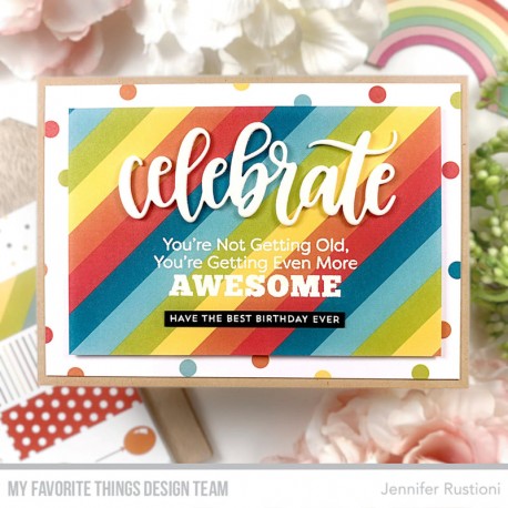 Celebrate Everything Clear Stamps - Timbro di My Favorite Things