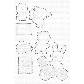 SY Happy Mail Clear Stamps - Fustella di My Favorite Things