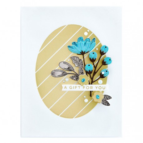 Essential Glimmer solid Oval - Spellbinders