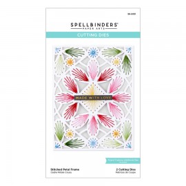 Stitched Petal Frame Etched Dies - Spellbinders