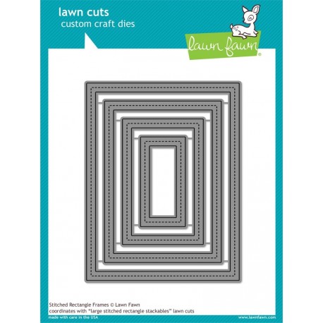 Stitched Rectangle Frames - Fustelle Lawn Fawn