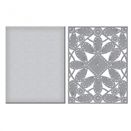 Stitched Petal Frame Etched Dies - Spellbinders