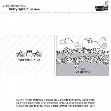 Berry Special Clear Stamps - timbro Lawn Fawn