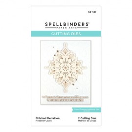 Stitched Medallion Etched Dies - Spellbinders