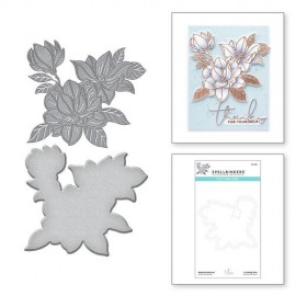 Magnolia Blooms Etched Dies - di Spellbinders
