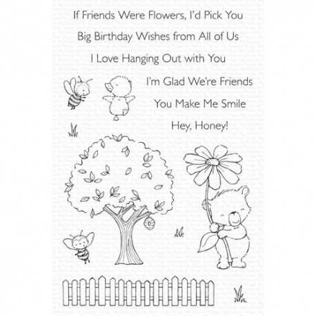 Sunshine Friends Clear Stamps - Fustella  di My Favorite Things
