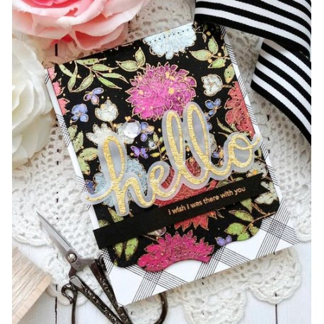 Ornate banner die set - fustella di Pinkfresh Studio