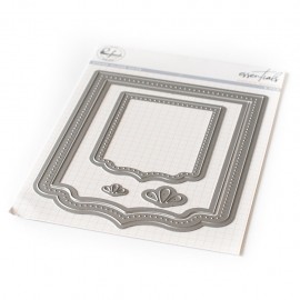 Ornate banner die set - fustella di Pinkfresh Studio