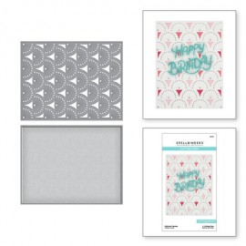 Stitched Fanfare Etched Dies - Spellbinders