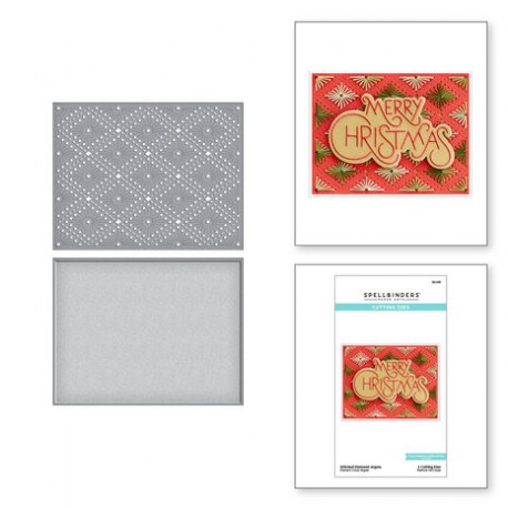 Stitched Diamond Argyle Etched Dies - Spellbinders