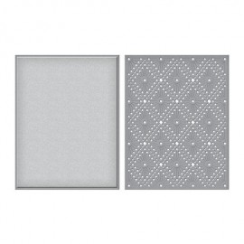 Stitched Diamond Argyle Etched Dies - Spellbinders 2