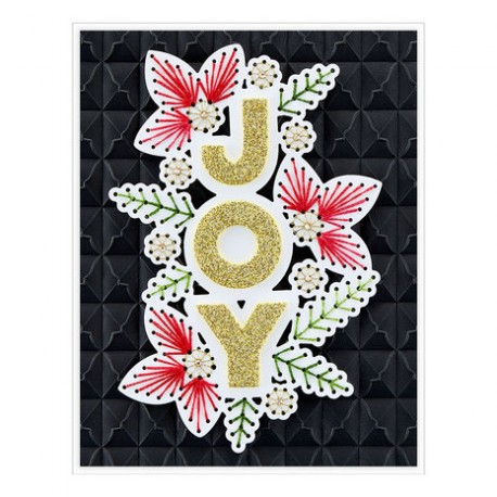 Stitched Joy Etched Dies - Spellbinders