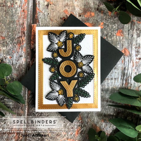 Stitched Joy Etched Dies - Spellbinders