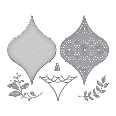 Stitched Ornament Etched Dies - Spellbinders