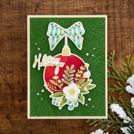 Blooming Ornament Glimmer Hot Foil Plate & Die - Spellbinders 2